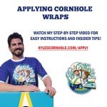 Patriotic USA Flag Cornhole Board Wraps