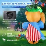 6 FT 4th of July Outdoor Inflatable Decor