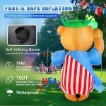 6ft Patriotic LED Inflatable Decorations for 4th of July
