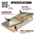 Patriotic American Flag Cornhole Board Vinyl Wraps
