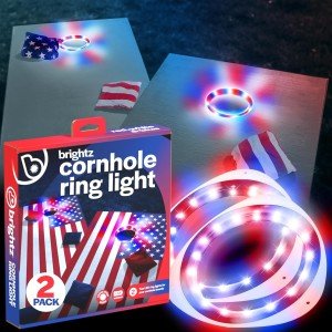 2-Pack LED Ring Lights for Cornhole Boards