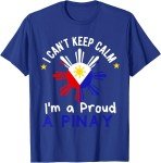 Pinay Pride Philippines Flag Funny 4th of July Tee