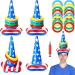 4th of July Patriotic Party Games & Inflatable Hats