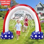 Patriotic Inflatable Sprinkler for Kids - July 4th