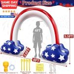 Patriotic Inflatable Sprinkler for Kids - July 4th