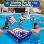USA-Themed Inflatable Pool Cornhole Game Set