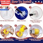 Patriotic Inflatable Sprinkler for Kids - July 4th