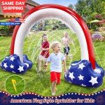 Patriotic Inflatable Sprinkler for Kids - July 4th
