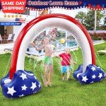 Patriotic Inflatable Sprinkler for Kids - July 4th