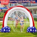 Patriotic Inflatable Sprinkler for Kids - July 4th