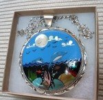 Stunning Zuni Style Multistone Necklace for July 4th