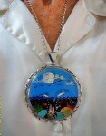 Stunning Zuni Style Multistone Necklace for July 4th