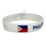 Philippines Flag Silicone Bracelet for 4th of July