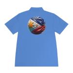 Men's Sport Polo Shirt with Philippine Flag Design