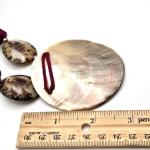 1970s Filipino Brass and Shell Necklace with Beads