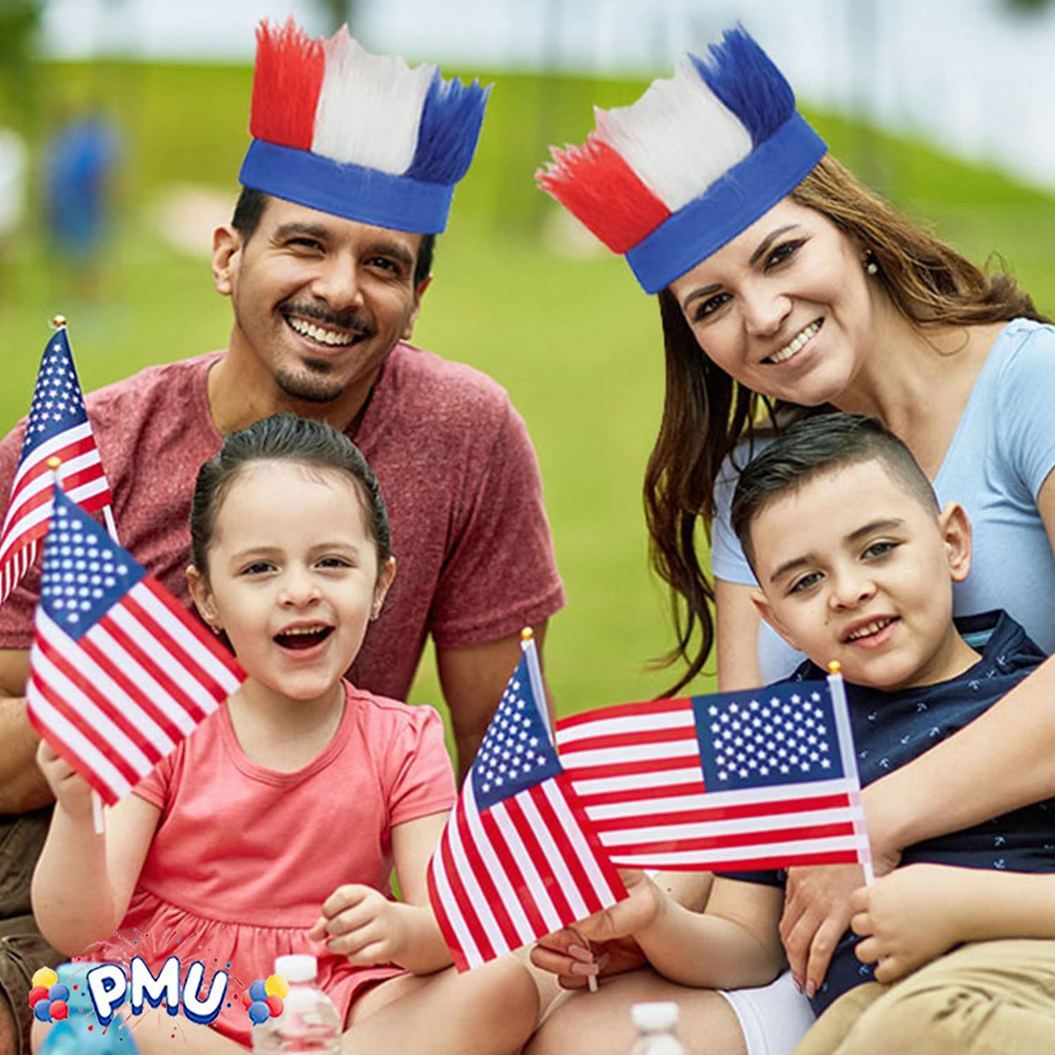Patriotic Red, White & Blue Hair Headband