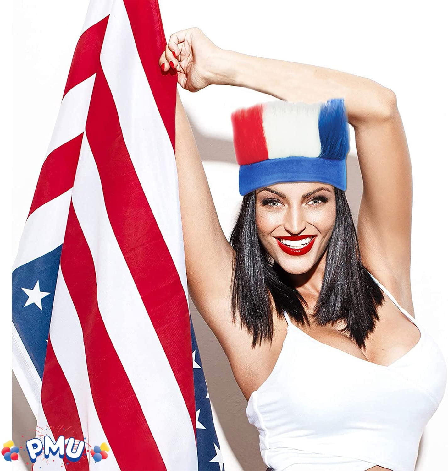 Patriotic Red, White & Blue Hair Headband