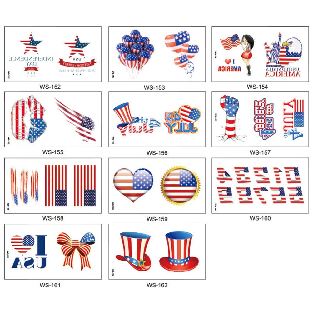 11 Patriotic Temporary Tattoos for 4th of July