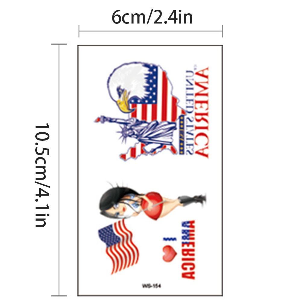 11 Patriotic Temporary Tattoos for 4th of July