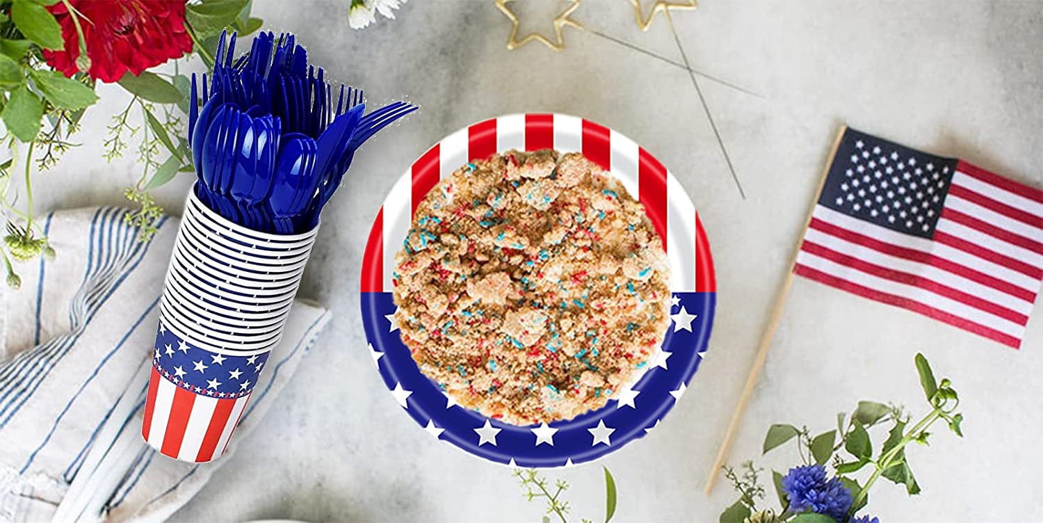 24-Person American Patriotic Party Supply Set