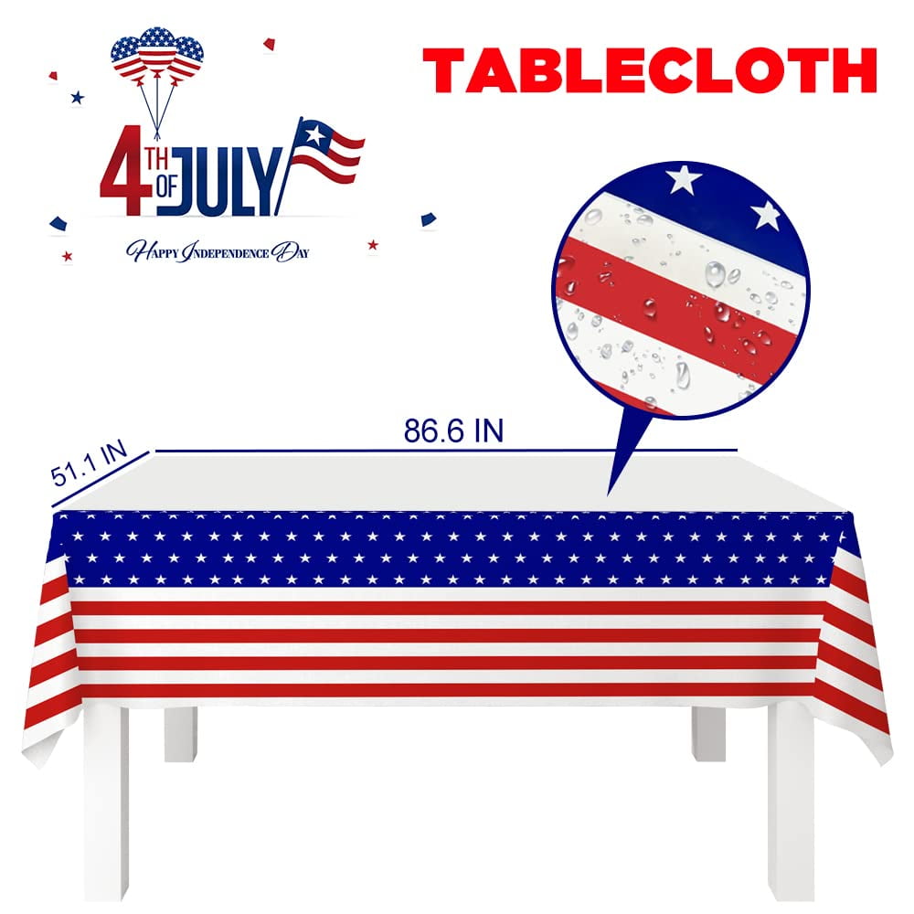 American Flag Party Set for 24 Guests