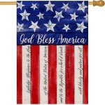 God Bless America 4th of July Garden Flag