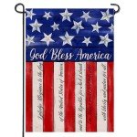 God Bless America Decorative Garden Flag for 4th of July