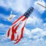 40-Inch Heavy Duty American Windsock for July 4th