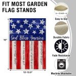 God Bless America Decorative Garden Flag for 4th of July