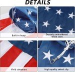 40 Inch American Windsock - 2 Pack for 4th of July