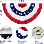 4th of July 2-Pack Large American Flag Fans