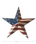 Patriotic 3D Star American Flag Wall Decor