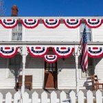 6-Pack Patriotic American Flag Banners for Outdoors