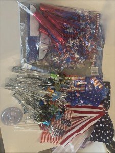 4th of July Festive Banners, Bows, and Flags