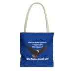 Faith Tote Bag - Freedom in Christ, One Nation