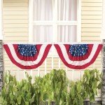 2-Pack Patriotic 4th of July Flag Banners