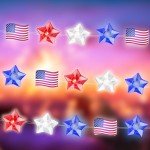 Patriotic 10FT LED Red, White, Blue Lights