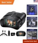 4K Night Vision Goggles for Camping & Security