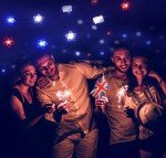 Patriotic 10FT LED Flag Lights for 4th of July