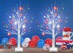 24" Lighted Patriotic Tree for 4th of July