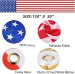 Patriotic America Banner for 4th of July