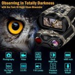 4K Night Vision Goggles with HD Screen
