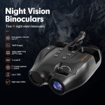 Rechargeable FHD Night Vision Goggles for Hunting