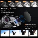 4K Night Vision Goggles with 3” Display