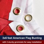 USA 3x6 Flags for 4th of July Decor
