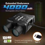 4K Night Vision Goggles with 52MP Photos