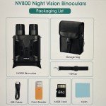 4th of July Night Vision Binoculars with 64GB Card