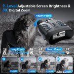 4K Night Vision Goggles with HD Screen & 8X Zoom