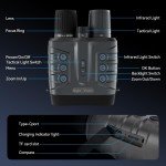 4K Night Vision Goggles with HD Screen & 8X Zoom