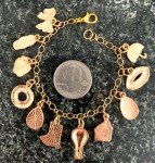 Patriotic Enamel Charm Bracelet for 4th of July